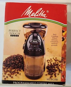 Vintage New MELITTA Programmable Coffee Mill Burr Grinder Wheel MEBG8B 2002 - Picture 1 of 2