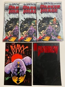 DARKER IMAGE #1 ( x3 copies different cards ) 1st -, MAXX #1, DEATHBLOW #1 - Picture 1 of 8