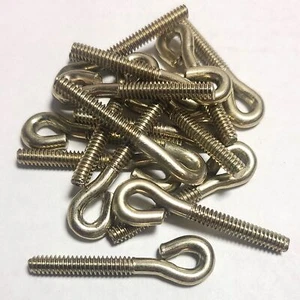Paquete de 16 pernos para tiradores de fianza, 1,75"" de largo, zinc amarillo, hilo grueso 10-24 - Imagen 1 de 3
