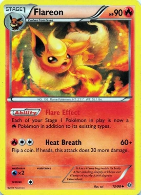 Flareon 13/98 XY - Ancient Origins Uncommon - LP - Image 1 of 2