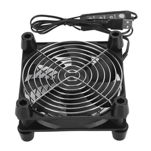 120mm Computer Case Fan 3 Speed Adjustable USB Power 5V CPU Cooling Fan Port NEW - Zdjęcie 1 z 12