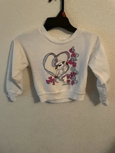 Vintage HTF Rare Kids Girls Lamb Chop 1990’s Sweatshirt Sz 4 - Picture 1 of 8