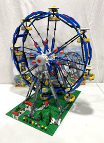 LEGO 4957 Ferris Wheel (3 in 1) 100% Complete w/Manuals & Extra Items, no box