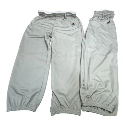 Adidas Youth M 11-12 Baseball Pants Elastic Full Bottom (NOT NICKER STYLE) Lot - Image 1 of 4
