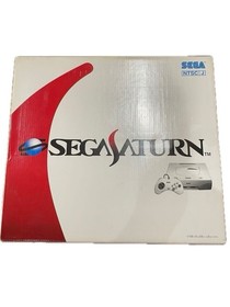 Sega Saturn HST-0019 White Console Japan Model  Opened Box Unused