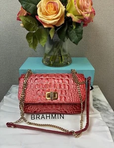 NWT Brahmin Rosa Embrace Ombre Melbourne Crossbody Shoulder Bag - Retail $295 - Picture 1 of 11