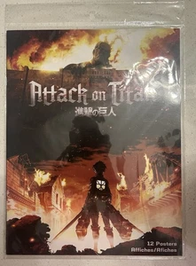 NEU! UNGEÖFFNET! Attack on Titan Posterbuch [Trends/Spaß] 12 Poster - Bild 1 von 2