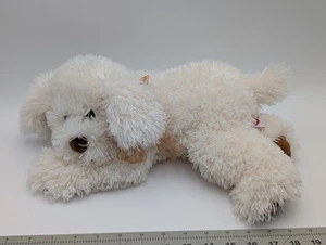 Ty Classic Rabble Cream Puppy Dog Plush 2005 11 Inch Tall - Picture 1 of 10