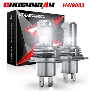 For Toyota Yaris 2006-2020 2pcs H4 9003 LED Headlight Bulbs Kit High Low Beam - Picture 1 of 15