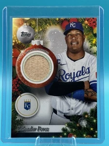 2025 Topps Holiday #PR-SP Salvador Perez Player Relics - Picture 1 of 2