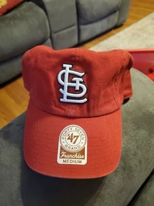 Brand New '47 Brand St. Louis Cardinals Red Medium Hat (White Sticker) - Picture 1 of 4