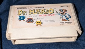 Dr.Mario Nintendo 1990 Famicom Cartridge Only Japanese Version Used Rare!