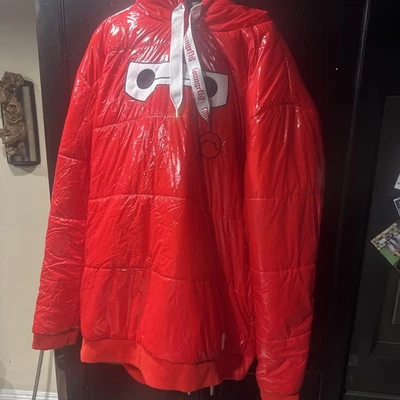 Loungefly D23 Expo exclusive Disney Big Hero 6 Baymax Puffer Jacket in red - Image 1 of 4