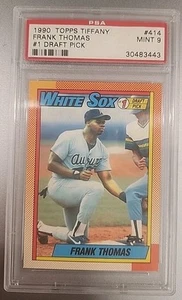 PSA 9 - 1990 Topps Tiffany - Frank Thomas #414 Collector's Edition (RC) - HOF - Bild 1 von 2