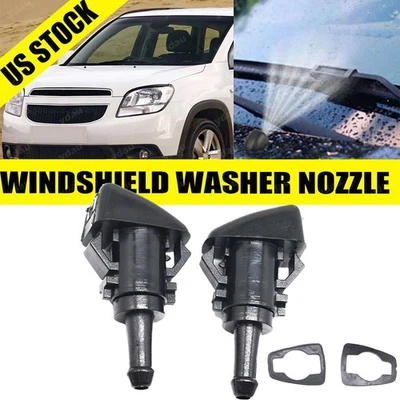 2X Boquilla de líquido de pulverización de limpiaparabrisas para Chrysler Dodge Ram Charger Nuevo Foto 1 de 4