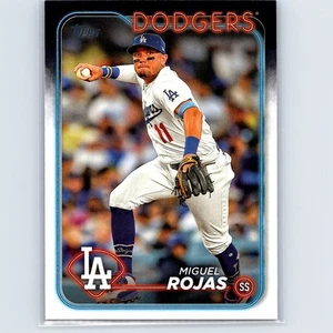 2024 Topps Miguel Rojas #389 Los Angeles Dodgers - Foto 1 di 2