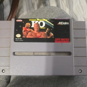 George Foreman KO Boxing Super Nintendo SNES Vintage Classic Game 1993 - Picture 1 of 2
