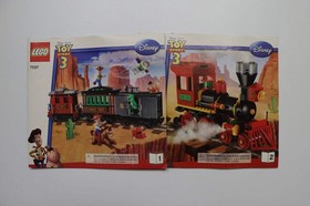 LEGO&reg; Disney Toy Story 7597 Western Train Chase Instruction Manuals Only!