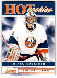 2011-12 Score Mikko Koskinen Rookie #520 New York Islanders