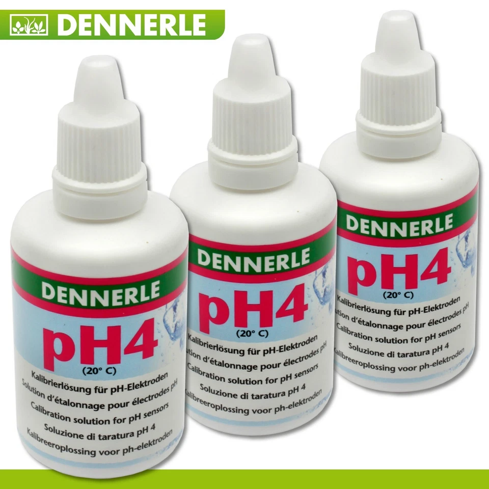 Dennerle 3 X 50 Ml pH4 Solution D'Étalonnage - Photo 1/1