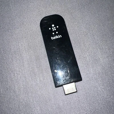 Adaptador HDMI de video Belkin Miracast F7D7501v1 funciona con espejo para computadora portátil Samsung Dex Foto 1 de 2