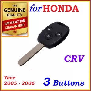 For Honda CRV Remote Key - 3 Buttons - Year 2005 - 2006 - Picture 1 of 2