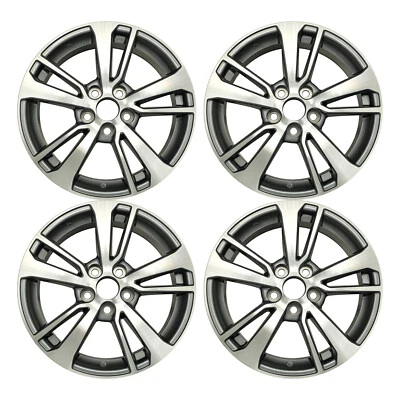 For Toyota RAV4 OEM Design Wheel 17" 2016-2018 Machined Grey Set of 4 Rim 75198 - Image 1 of 4