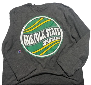 Champion Authentic Woman's Norfolk State University Long Sleeved T-Shirt - Picture 1 of 4