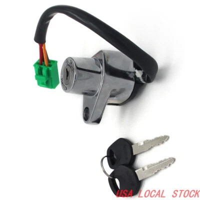 For Suzuki Ignition Key Switch VS800 Intruder 800 1992-2005 Boulevard S50 05-09 - Image 1 of 4