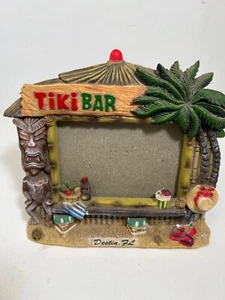 TIKI BAR Resin Sculpted Photo Picture Frame 3" x 5" Photos - Picture 1 of 6