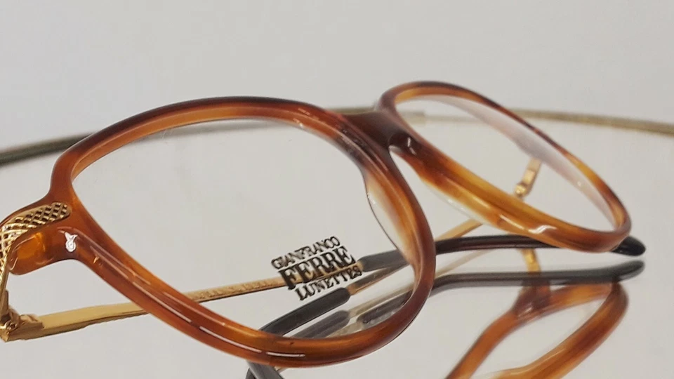 Винтажный GIANFRANCO FERRE люнеты GFF89 056 53-18 140 новый черепаха - Изображение 1 из 4