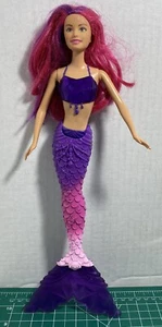 Barbie Dreamtopia Gem Kingdom Mermaid Doll Nikki with Purple & Pink Hair/Tail - Picture 1 of 4
