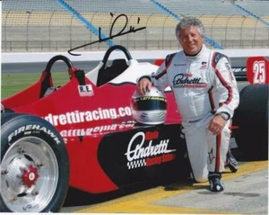 Foto firmada de Mario Andretti 8x10 certificado de autenticidad - Imagen 1 de 1