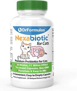 Nexabiotic Probiotic for Cats & Dogs with Diarrhea Treatment & Constipation Supp