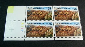 US Plate Blocks Stamp Scott# 2512 Pre-Columbian America 1990 MNH  L480 - Picture 1 of 1