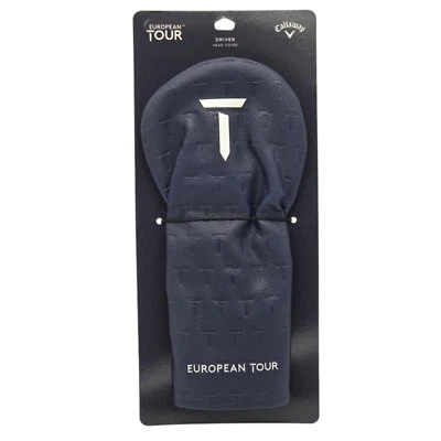 European Tour x Callaway Golf Driver Head Cover Navy Blue - Caddi 3.0 - Image 1 of 4