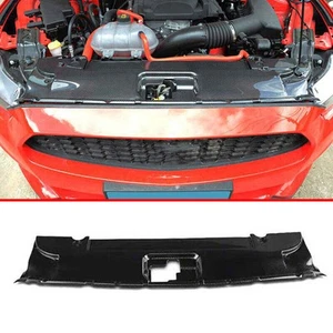 Dry Carbon Fiber Fit For Ford Mustang 2015-2022 Engine Hood Water Tank Cover 1pc - Picture 1 of 5