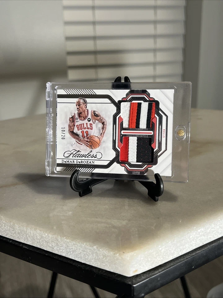2023-24 Panini Flawless #DPH-DEM Demar Derozan GU двойная нашивка /20 *9 ПЕРЕРЫВОВ* CHI - Изображение 1 из 2