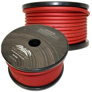 Wet Sounds WW-4 RED-125 125 ft. Spool 100% OFC Red Frosted True-Spec 4 Gauge - Picture 1 of 1