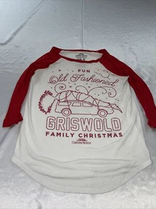 National Lampoon's Christmas Vacation T-Shirt Ripple Junction Medium Rayon White - Picture 1 of 4