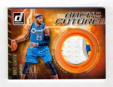 VINCE CARTER 2016-17 DONRUSS BACK TO THE FUTURE 3 COLOR PATCH #10/10 MAVERICKS