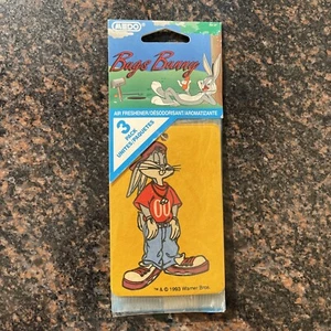 1993 Medo Warner Bros. Air Freshener Bugs Bunny 3 Pack New Sealed - Bild 1 von 7