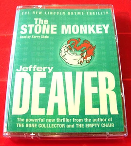 Jeffery Deaver The Stone Monkey Lincoln Rhyme 2-Tape Audio Book Kerry Shale - Imagen 1 de 3