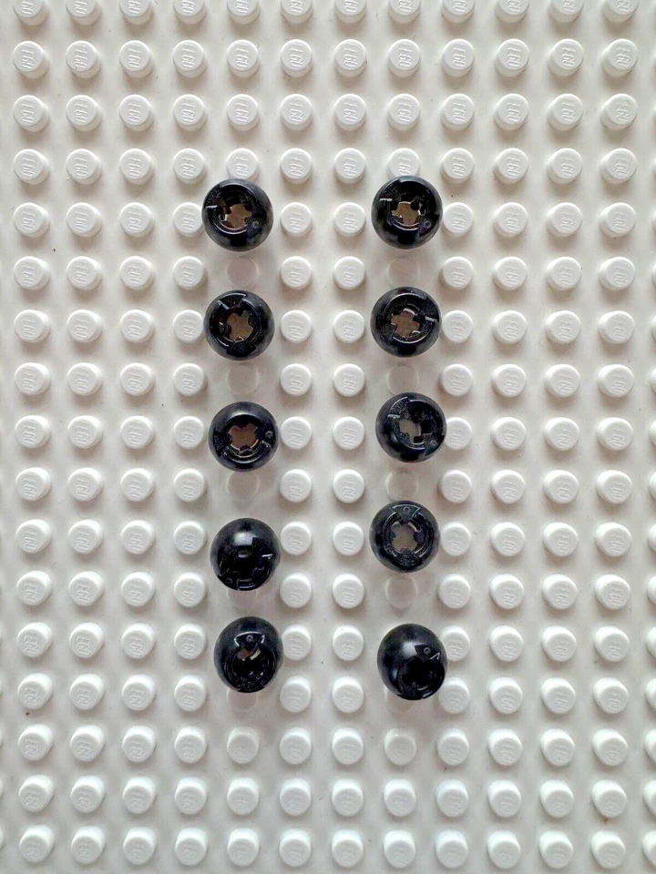 LEGO Technic rótula con orificio de eje pasante 53585 negro lote de 10 Foto 1 de 1