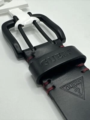 Pantalones Belt Guess para hombre XL 42-44 hebilla cuero genuino 11GJ020004 precio de venta sugerido por el fabricante 49,50 USD nuevos Foto 1 de 4