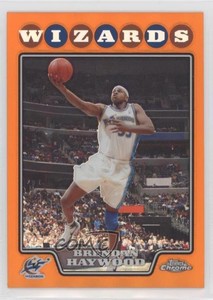 2008-09 Topps Chrome Orange Refractor /499 Brendan Haywood #162