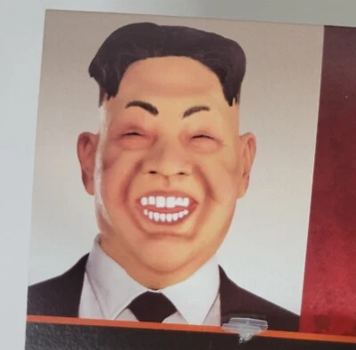 Kim Jong Un Mask Satire Costume 'Rocket Man' New With Tag Leader Celebrity Korea - Image 1 of 4