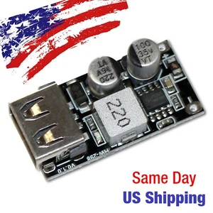 Módulo de carga rápida USB QC 3.0 cargador DC-DC buck 12V 24V teléfono móvil EE. UU. - Imagen 1 de 3