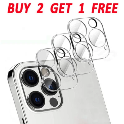 Full Cover Camera Lens Screen Protector For iPhone 15 14 13 12 11 Pro Max - Image 1 of 4