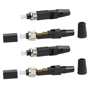 4pcs/Set Single Mode FC UPC Fiber Quick Optic Connector Fiber Optic Adapter - Afbeelding 1 van 13